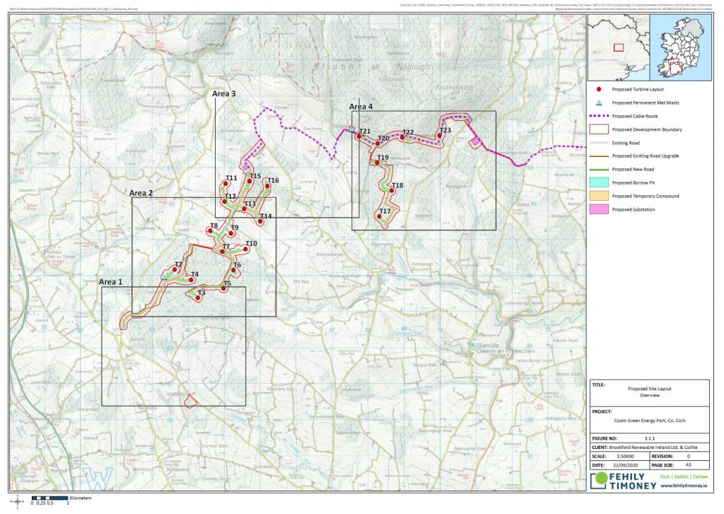 Coom Green Energy Park Site Layout.