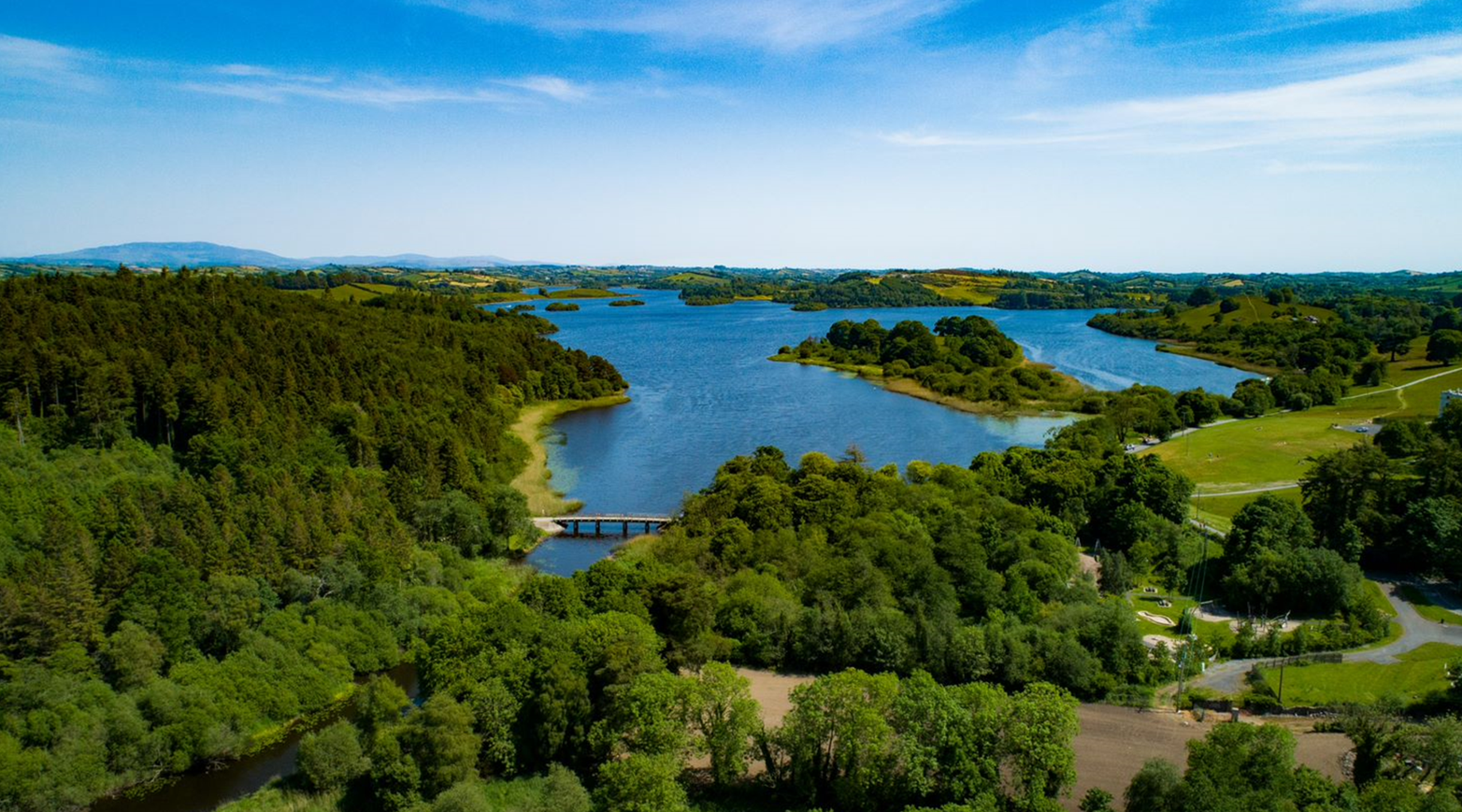 Lough Muckno and Muckno Estate – Aerial View