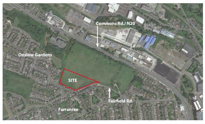 Image of location of Fairfield Development