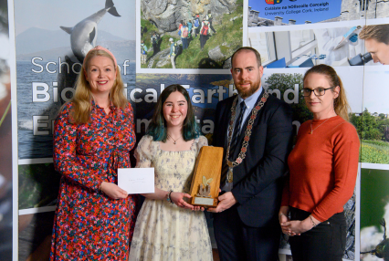 Image of 2025 Lord Mayor’s Perpetual Trophy for Environmental Science at UCC