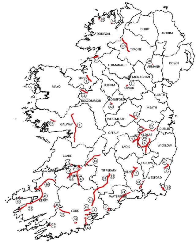 Sustainable Infrastructure Projects Map