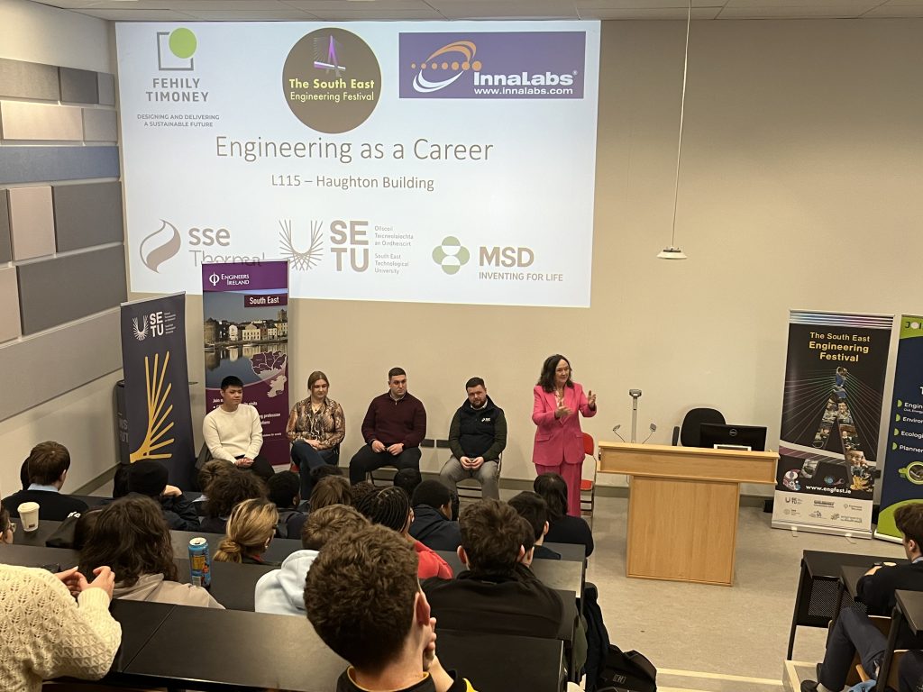 Image of panel at SETU Carlow Engineers Week 2026