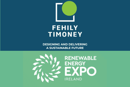 Image of Fehily Timoney and Company logo and Renewable Energy Expo logo